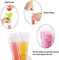 100 BPA-Free Popsicle Mold Bags with Funnel – Disposable Ice Pop Pouches for Yogurt, Juice, Smoothies & Ice Candy (Transparent)
